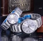 Fake Rado Centrix Stainless Steel Silver Dial Roman Markers Watch